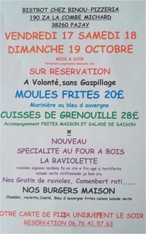 Menu WE